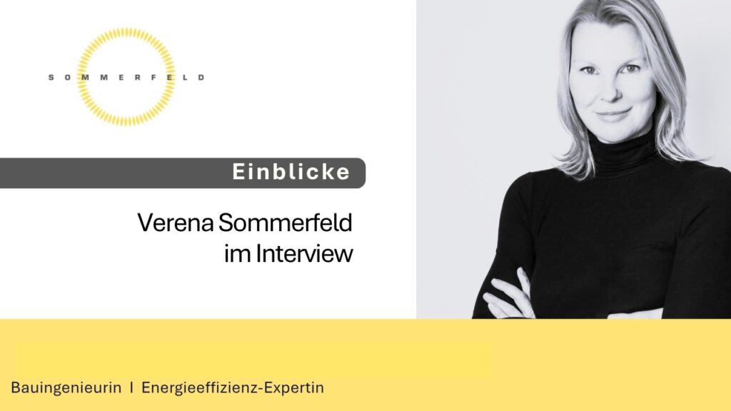 EINBLICKE | Verena Sommerfeld im Interview