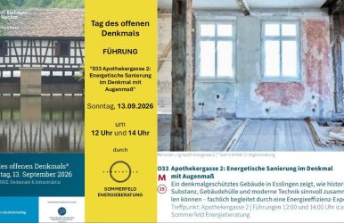 Tag des offenen Denkmals – Sommerfeld Energieberatung